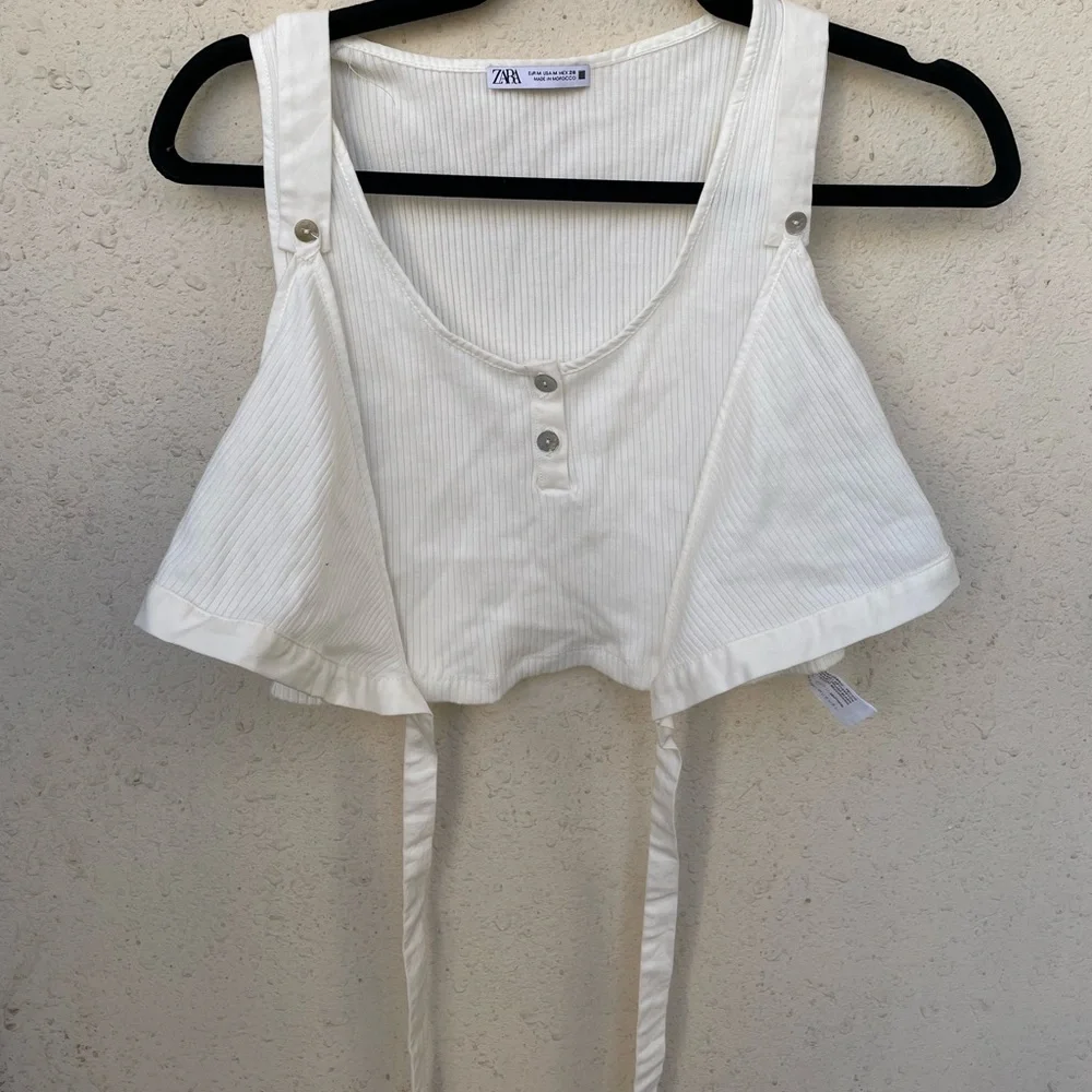 Zara brand new limited edition bohemian summer crop top (cotton) - Picture 5 of 9